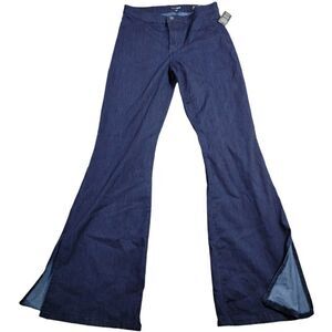 Fashion Nova Jeans Womens 15/32 Flare Dark Wash Stretch Bell Bottom Tags